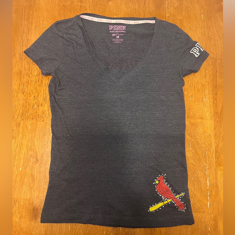 Women’s Pink VS St. Louis Cardinals Navy Tee Size M
